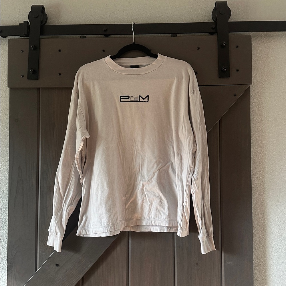 MCM X Phenomenon Collab White Long Sleeve Tee - EUC